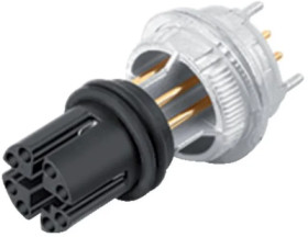 Contact insert for socket, straight, series 876, 09 3782 200 08