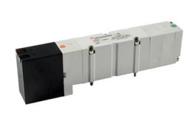 SMC 3/3 24V dc 5 portowy 3/8 in, Rc