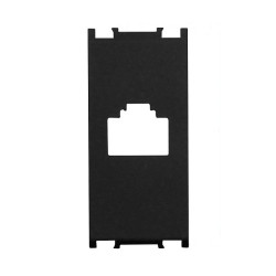 Maskownica ramka do gniazd internet ethernet KM35SB black 1M TEM KA21 do PD12 1831 KM35SB-U