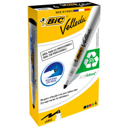 BiC Velleda 1701 White Board Marker Assorted (Pack of 4)