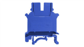 Złączka Szynowa Przelotowa Niebieska Śrubowa 16Mm2 1P Vde Ul 5743