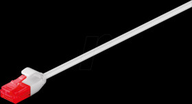 71545 Cat.6 slim patchkabel, U/UTP, 0,15 m, grey
