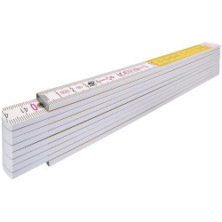 Stabila 14555 Yardstick 2m Durable, Fast Reading, Weather-Resistant