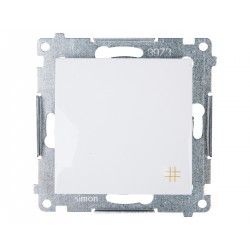 Simon 54 Łącznik krzyżowy biały DW7A.01/11