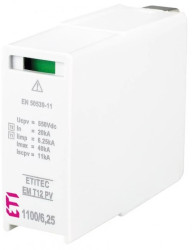 Moduł wymienny ogranicznika przepięć PV typ T1+T2 (B+C) MOD. EM T12 PV 550/6,25 002440584