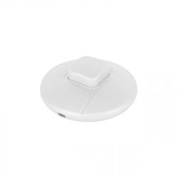 ZĹÄcze przeĹÄcznik przelotowy noĹźny 2A/250V biaĹy