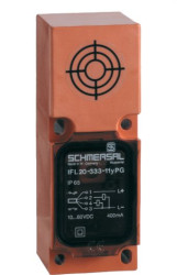 Czujnik zbliżeniowy Indukcyjny 15 mm Schmersal Wpuszczany 10 → 60 V DC długość 40mm w obudowie prostokątnej