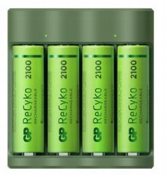 Ładowarka GP ReCyko B421 + 4 akumulatory AA 2100 mAh