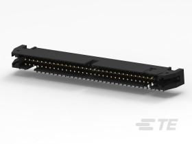 Listwa stykowa PCB 64-pinowe AMP-LATCH raster: 2.54 mm Kąt prosty 2-rzędowe TE Connectivity Płyta250 V W osłonie