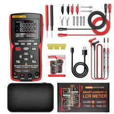 ANENG LM06 Miernik LCR Wysoka Precyzja Tester Pojemności Indukcyjności Opór 2,8 Calowy Ekran TFT Przenośny Ładowalny 100KHz Częs