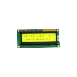 LCD1602YG - alfanumeryczny wyświetlacz LCD 2x16