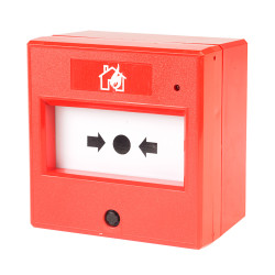 Comus CP51SR Red Fire Alarm Call Point Resettable with Led