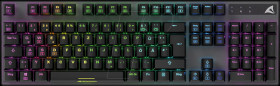 4044951037766 Gaming keyboard, USB, RGB, Huano brown, DE