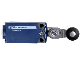 Wyłącznik krańcowy 1R 1Z migowy tworzywo ramię z rolką XCKP2118G11