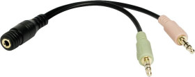 Audio adapter LogiLink CA0020 CA0020, Jack, 0 cm