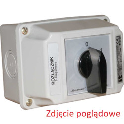 Łącznik krzywkowy 40A do zmiany kierunku obrotów w obudowie ŁK40-3.8368\OB3