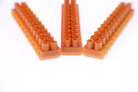 Listwa zaciskowa gwintowa 12-torowa 2,5mm2 pomarańczowa