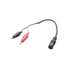 GNIAZDO DC 2,5/5,5 Z KROKODYLKAMI L-35mm