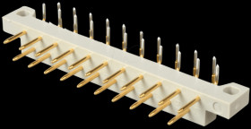 101A10099X Pin header, 21-pin, DIN 41617, PCB, angled