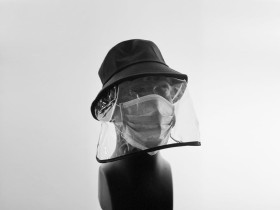 Adafruit Urban Commuter Hat with Vinyl Face Shield