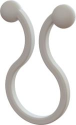 Cable twist clip, max. bundle Ø 12.5 mm, PA, natural, (H) 30 mm, 8342AA02