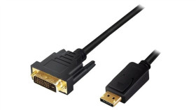 Cv0130 Kabel Displayport 1.2 Displayport Wtyk,Dvi-D (24+1) Wtyk 1M