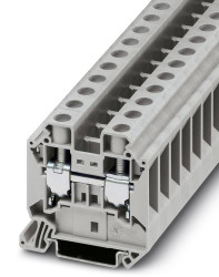 Phoenix Contact UT 16 3044199 Złączka szynowa przelotowa Ilość styków: 2 1.5 mm² 25 mm² szary 50 szt.