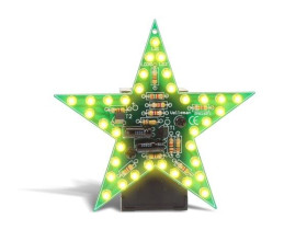 Whadda Flashing yellow led star - DIY kit
