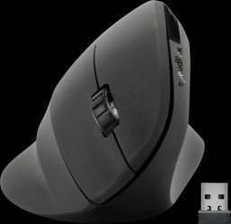 SL-630019-RRBK Mouse, wireless, vertical, black