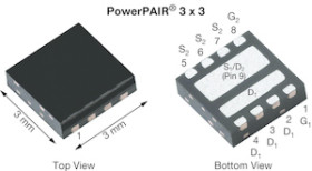 MOSFET N-kanałowy 30 A PowerPAIR 3 x 3 30 V SMD 16,7 W 9 mΩ