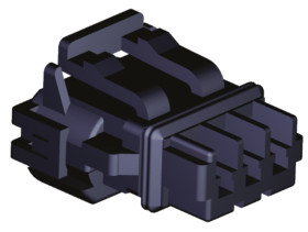 Złącze samochodowe 3-pinowe Molex -rzędowe Żeński 3A Mizu-P25 Montaż na kablu Połączenie zagniatane Obudowa zagniatana