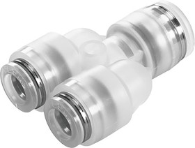 Złączka pneumatyczna Wciskane 10 mm Wciskane 8 mm Festo Adapter rozgałęźny do rur