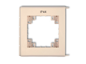 FLEXI Ramka zewnętrzna do wyłączników IP44 beżowy 1FRH KARLIK