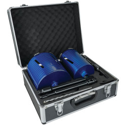 MEXCO A11DCDKIT2 Slotted Dry Core Drill XCEL Grade Kit, 8 Piece