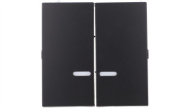 Simon 54 Klawisze Z Oczkiem Do Mechanizmów: Sw5m Sp2m Czarny Mat Dkw5l/49