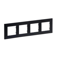 Niloe Step Ramka poczwórna 4x stal szczotkowana 863994