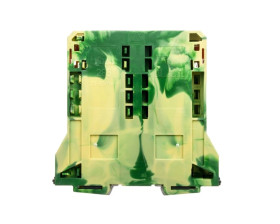 Złączka szynowa 2-przewodowa PE 95mm2 żółto-zielona 285-197