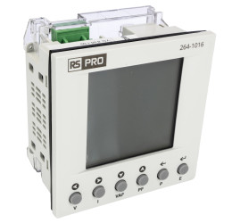 Miernik energii Modbus RS485 1, 3 -fazowy RS PRO 415 (Phase) V ac, 240 (Phase and Neutral) V ac, 0.330mV 65Hz