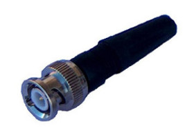 Wtyk BNC skręcany z odgiętką