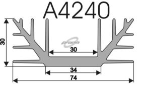 RADIATOR A4240 L3.5cm