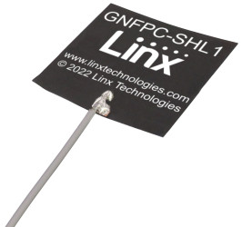 Wielokierunkowy Antena GPS ANT-GNFPC-SHL1100M4 Klej, MHF4 Kwadrat Żeńskie, Linx GNSS