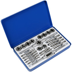 Sealey AK3024IMP Imperial Tap &amp; Split Die Set 24pc
