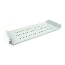 Półka stała 19" do szafy rack 1U głębokość 200mm V RAL7035