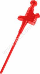 KLEPS 30 RT Chwytak pazurkowy, elastyczny z gn.4mm, L=158mm, czerwony, Hirschmann, 930113101, KLEPS30RT