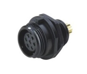 Złącze wielostykowe przemysłowe 7-pinowe Montaż przedni Gniazdo RS PRO