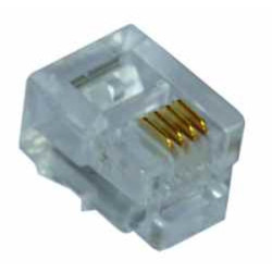 Wtyk RJ11 6P4C telefoniczny mikro TEL0002.1