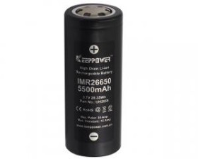 AKUM.26650 KEEPPOWER 5500MA 15A 3,7V