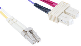 Kabel światłowodowy długość: 2m Z zakończeniem złącze B<B>: SC złącze A: LC średnica: 50/125μm Wielomodowy