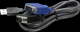 TK-CU10 KVM cable, VGA, USB, 3.0 m