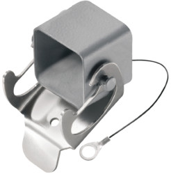 Cover cap, size A4, die-cast aluminum, cross bow locking, IP65, 1963690000